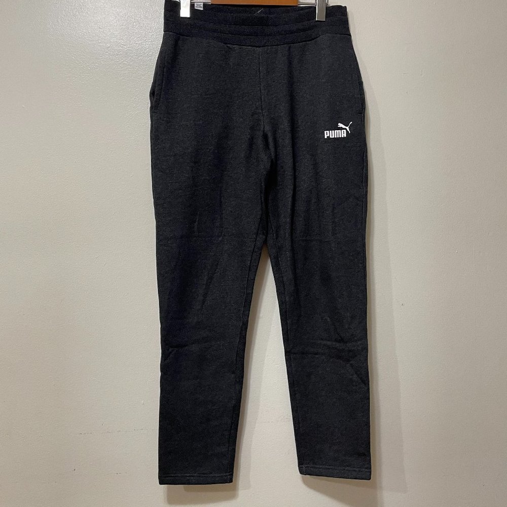 puma men's  grey sweatpants joggers  size small